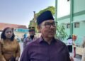 Wali Kota Yogyakarta, Hasto Wardoyo, ditemui di SMPN 10 Yogyakarta, Senin (13/7/2026).