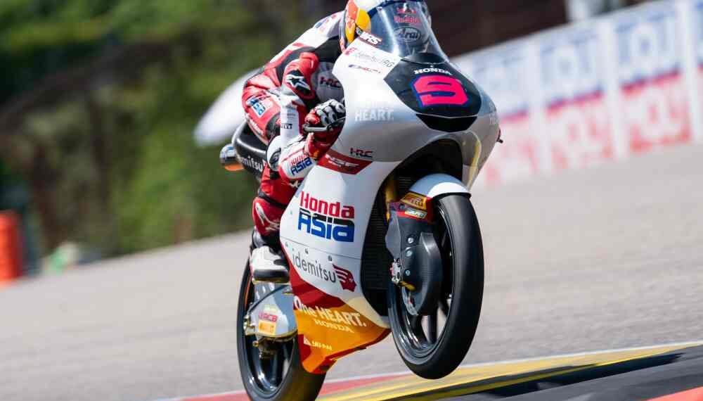 Veda Ega Pratama di Moto3 Jerman 2026.
