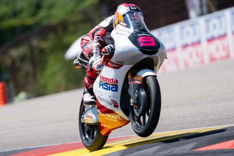 Veda Ega Pratama di Moto3 Jerman 2026.