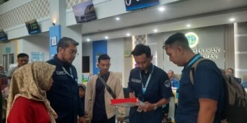 Kuasa Hukum ahli waris almarhum Komaridin mendatangi Kantor Pertanahan ATR/BPN Sleman untuk meminta salinan warkah, Jumat (17/8/2026).