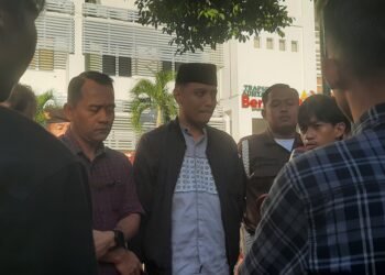 Massa Aliansi Cipayung Bantul bertemu dengan pimpinan Kejaksaan Tinggi (Kejati) DIY, Jumat (24/7/2026).