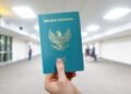 Ilustrasi paspor Indonesia.
