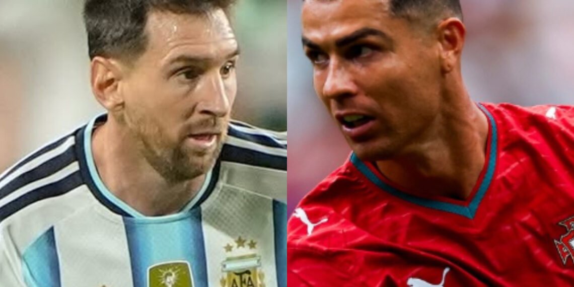 Kolase foto pemain bintang Lionel Messi dan Cristiano Ronaldo yang melakoni last dance di ajang Piala Dunia 2026