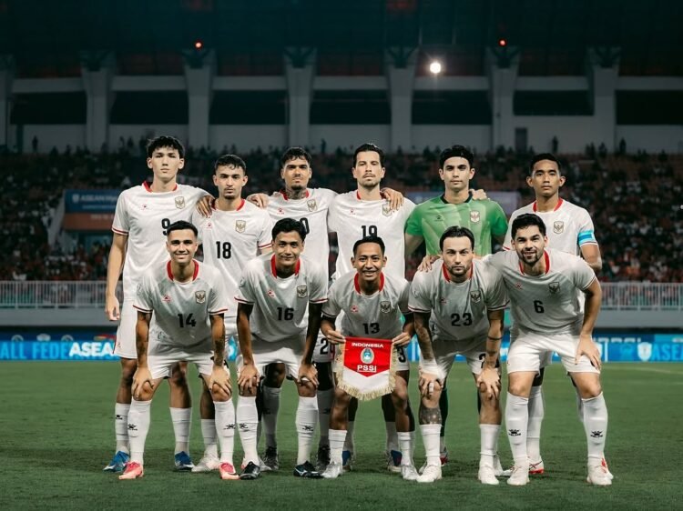 Susunan pemain Timnas Indonesia saat melawan Kamboja di laga Grup A Piala AFF 2026 di Stadion Pakansari, Bogor, Senin (27/7/2026).