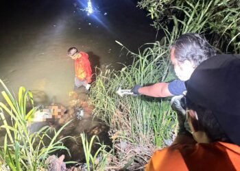 Penemuan jenazah di aliran Sungai Bedog, Bangunjiwo, Kasihan, Bantul, dikejutkan dengan penemuan jasad seorang pria di aliran Sungai Bedog, Jumat (10/7/2026) malam.