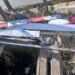 Bangkai patahan palang pintu perlintasan sebidang di JPL 349, Jalan Timoho, Kelurahan Demangan, Kemantren Gondokusuman, Kota Yogyakarta, setelah ditabrak sebuah truk box misterius pada Selasa (21/7/2026).