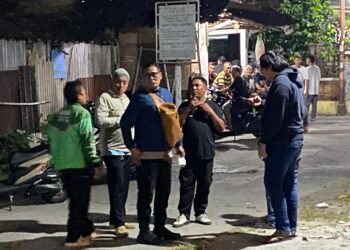 Sebuah rumah di Tirtonirmolo, Kasihan, Bantul yang diduga dirusak debt collector, Selasa (21/7/2026).