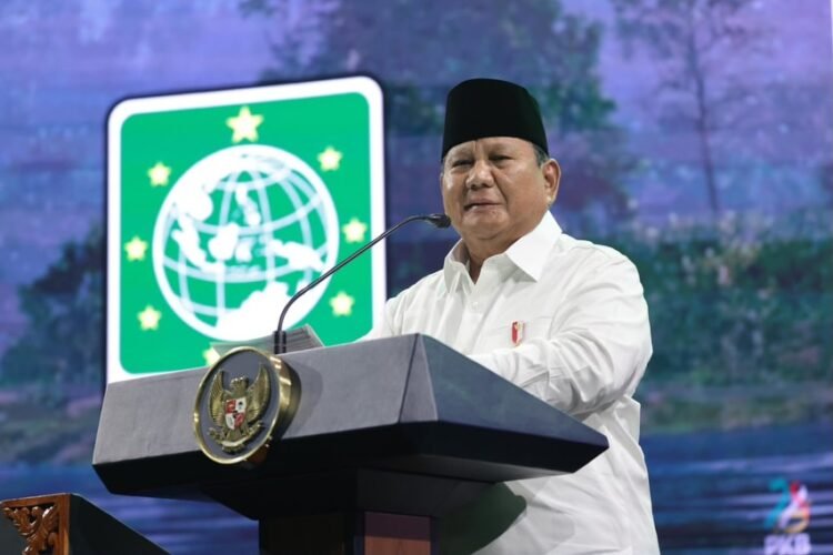 Presiden Prabowo Subianto menghadiri peringatan Hari Lahir (Harlah) Partai Kebangkitan Bangsa (PKB) ke-28 yang digelar di Jakarta International Convention Center (JICC), Kamis (23/7/2026).