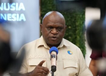 Menteri Hak Asasi Manusia, Natalius Pigai.