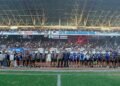 PSIM Yogyakarta menggelar latihan perdana jelang musim 2026/2027 di Stadion Mandala Krida, Yogyakarta, Senin (20/7/2026).