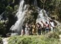 Wakil Bupati Gunungkidul Joko Parwoto meninjau destinasi wisata air terjun Sri Gethuk di Playen