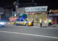 Polisi melakukan penyelidikan kekerasan jalanan di Jalan Laksda Adi Sucipto, Maguwoharjo, Sleman, DIY, Minggu (2/8/2026). (Polresta Sleman)
