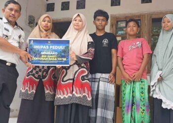 Kemenimipas Salurkan Bantuan Paket Sembako di Gunungkidul