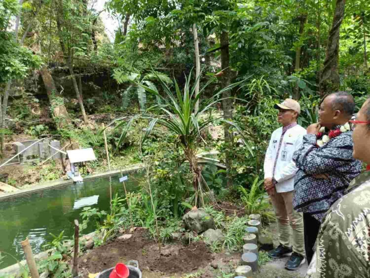 Resmikan Destinasi Wisata Pancuran Tuk Bulus, Bupati Ajak Kolaborasi Lintas Sektor