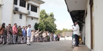 Dinas PUPKP Gelar Apel Besar Bersama Bupati Harda Kiswaya